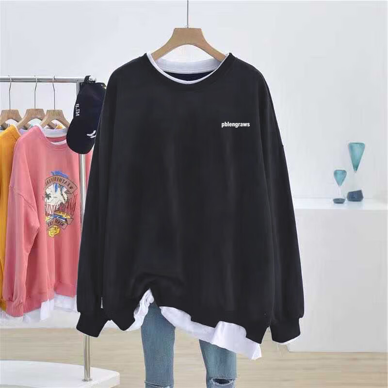 紫色-春秋款【pblengraws】假两件 m【建议95-120斤】【图片 价格