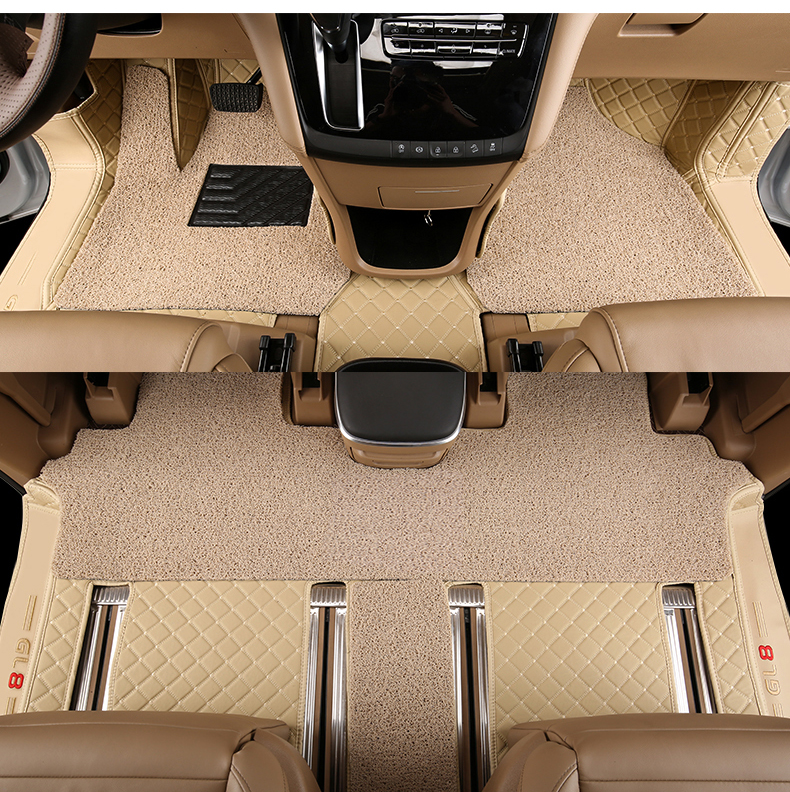 新款适用于别克gl8脚垫全包围7座合适商务车25s28tes652t653t丝圈汽车