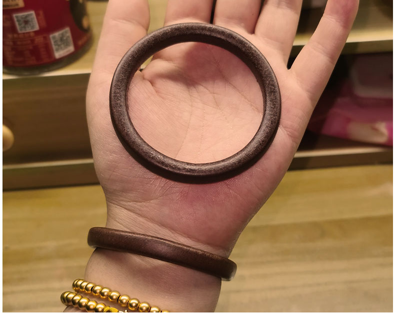 一生之环高桥吾郎手工制作无缝牛皮手环手镯 昭南4号(手围20cm左右)