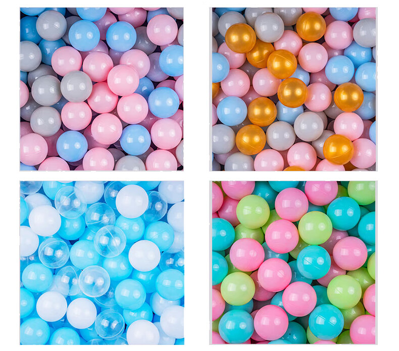 海洋球婴儿可啃咬 彩色海洋球球池波波球池无味婴儿室内网红彩球可啃