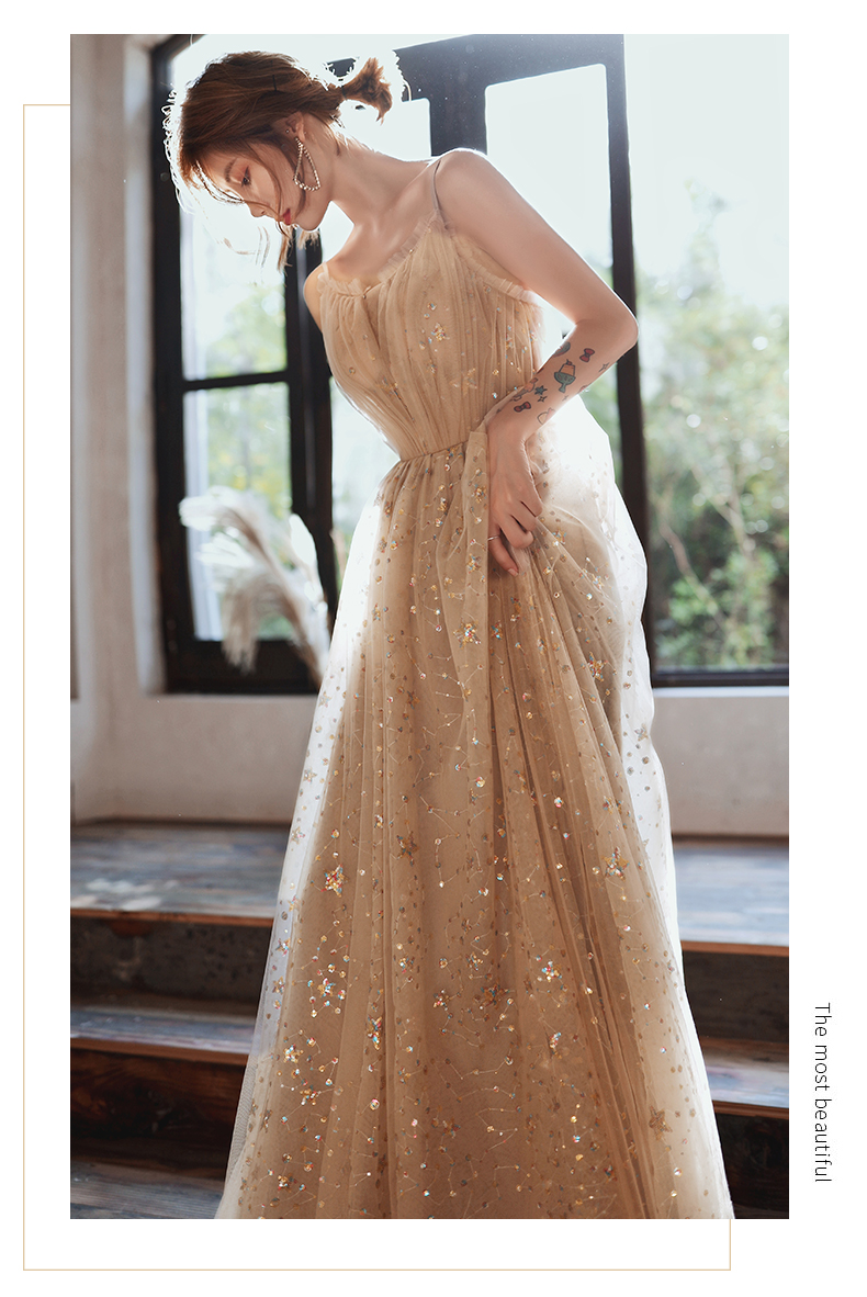 女王轻奢生日宴会小晚礼服裙2020新款气质伴娘服平时可穿成年礼女生1