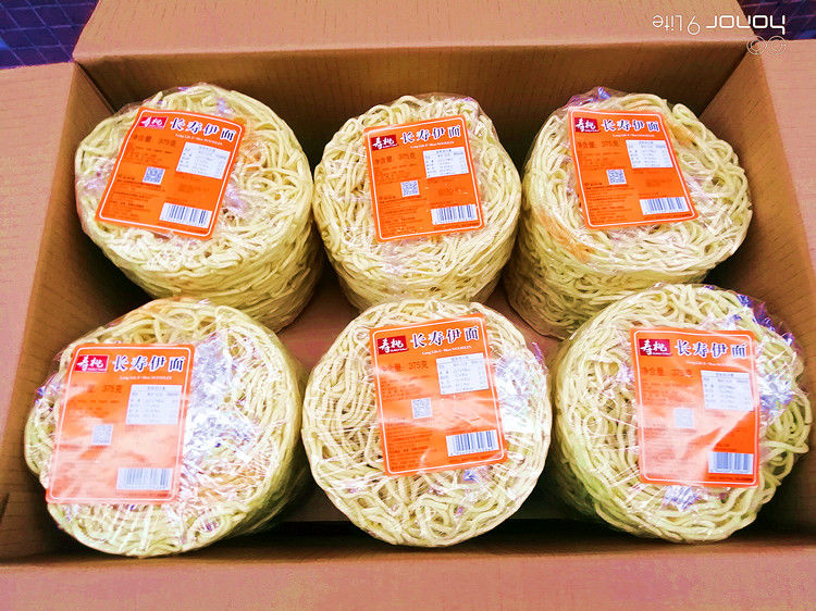 香港寿桃牌长寿伊面一条5饼375克龙虾芝士焗伊面火锅面1条5饼共375克