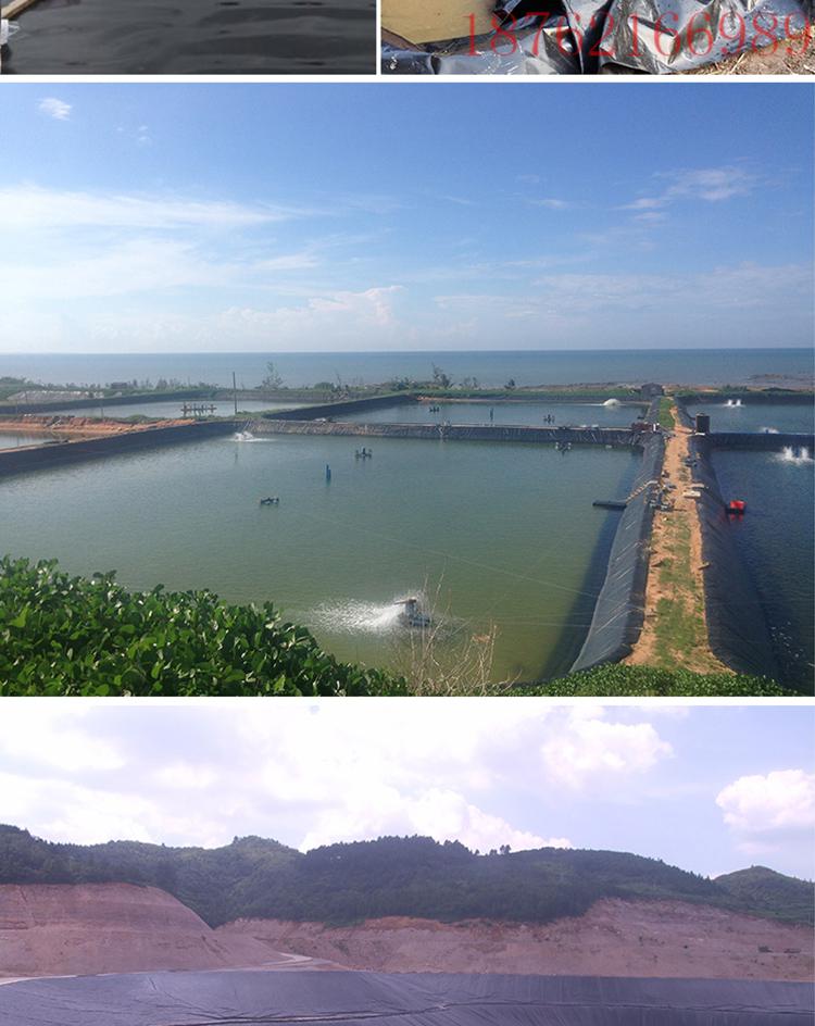 昊兰诺鱼塘防渗膜鱼塘膜土工膜防漏水池塘防水布塑料薄膜鱼池专用防渗