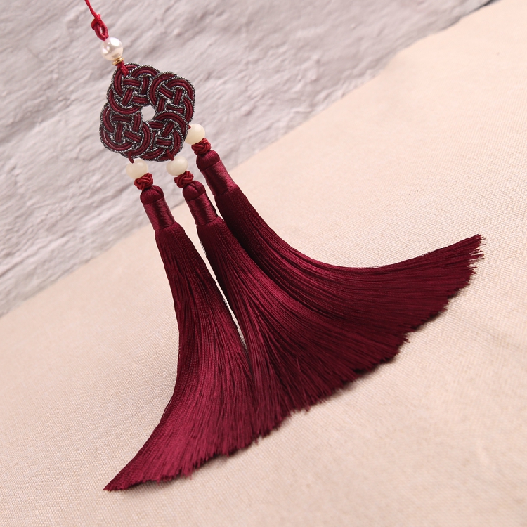 手工编织金钱结三流苏穗子挂件古风吊坠民族风中国结吊穗新年元旦朋友
