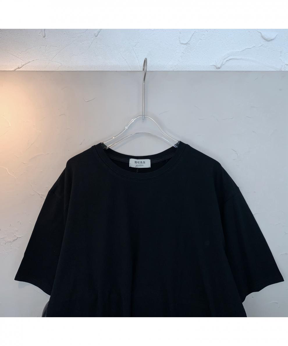 耐克同款自制搭配的破洞tee两色短袖t恤男夏季日系街头潮流上衣黑色s