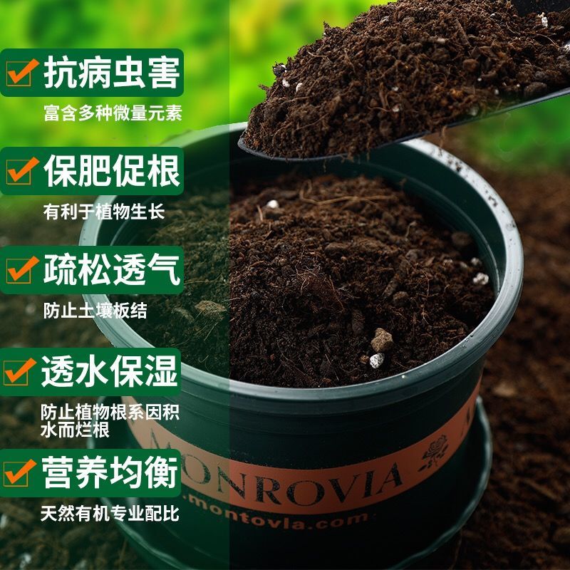 盆栽酸性透气沙质营养土壤绿植种植土通用- 5斤虎皮兰有机肥料专用土