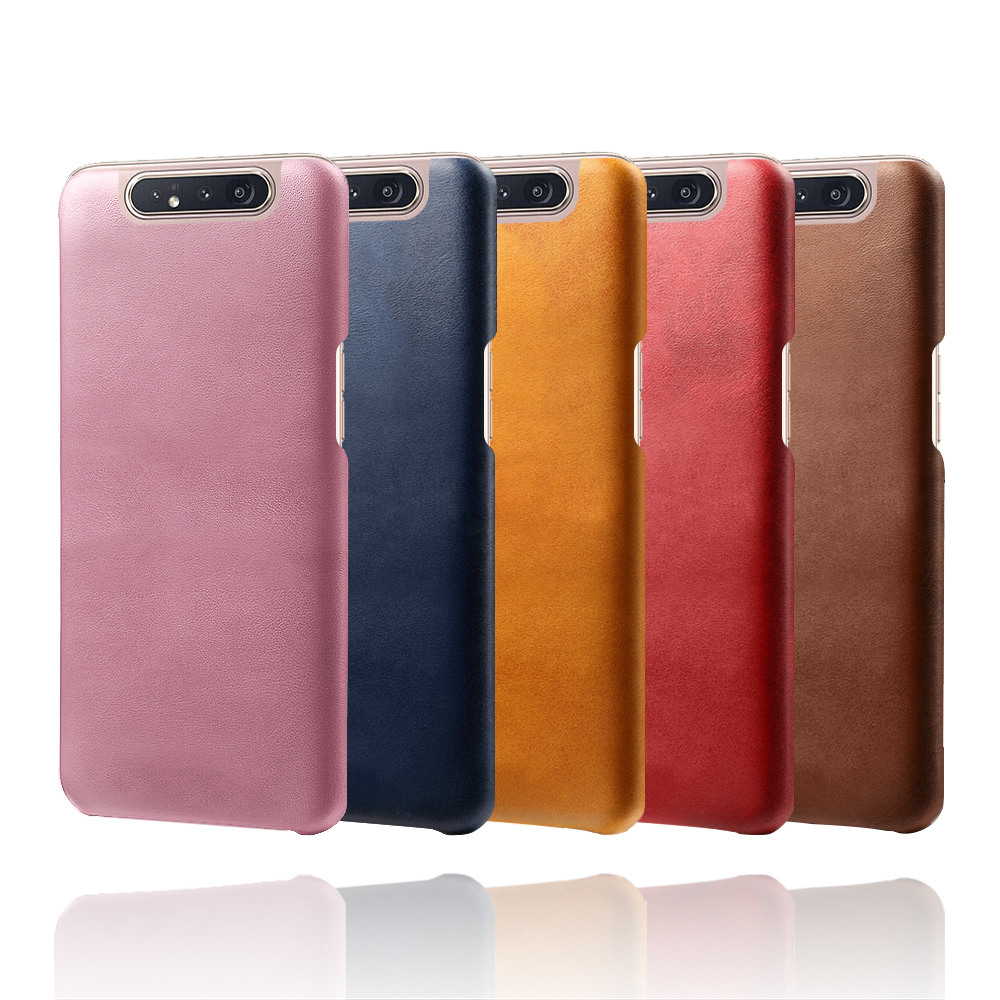 奥古者适用三星a80手机壳素皮半包升降a80防摔保护套手机套商务复古