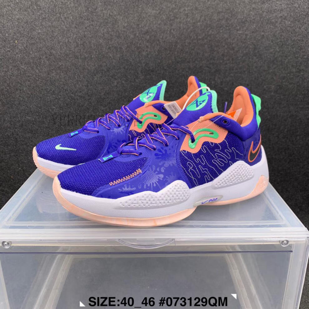 男子paul george pg 5 保罗乔治5代男子运动实战篮球鞋 旗舰官方蓝