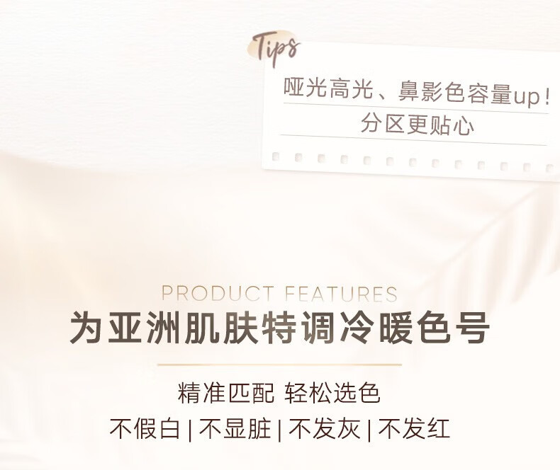 橘朵（Judydoll）立体塑颜修容高光一体综合盘发际线粉阴影侧影元气裸妆自然显色 #01波影盘(冷皮用)