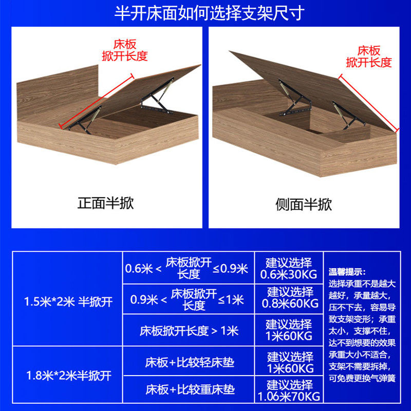 液压杆床安装示意图图片