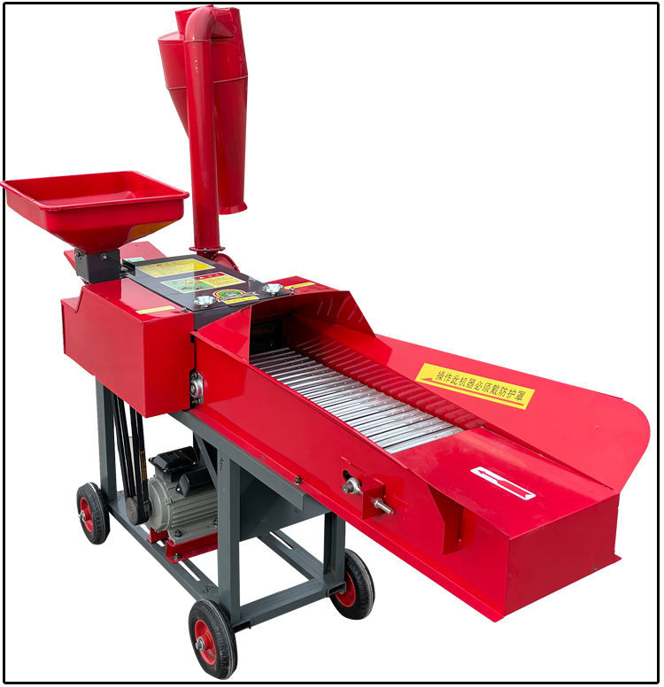 适用铡草揉丝粉碎一体机干湿两用全能王碎草机新款铡草机牛羊切草机