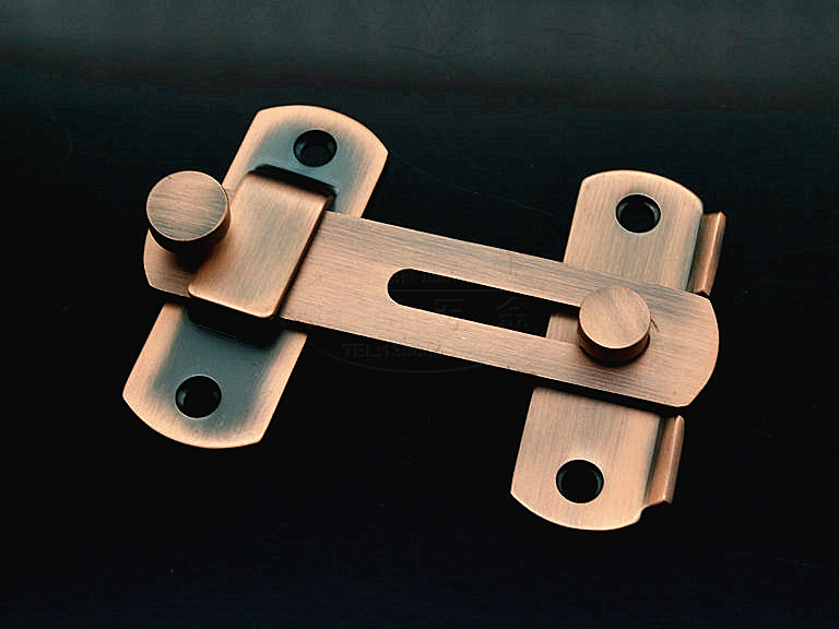 定制古铜色移门搭扣 304纯不锈钢门栓门扣 门锁扣插销保险栓防盗门扣