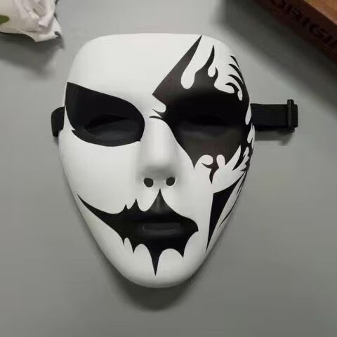 恐怖小丑面具 主题电影原版 cos动漫蝙蝠侠黑暗骑士面具舞会道具 开心