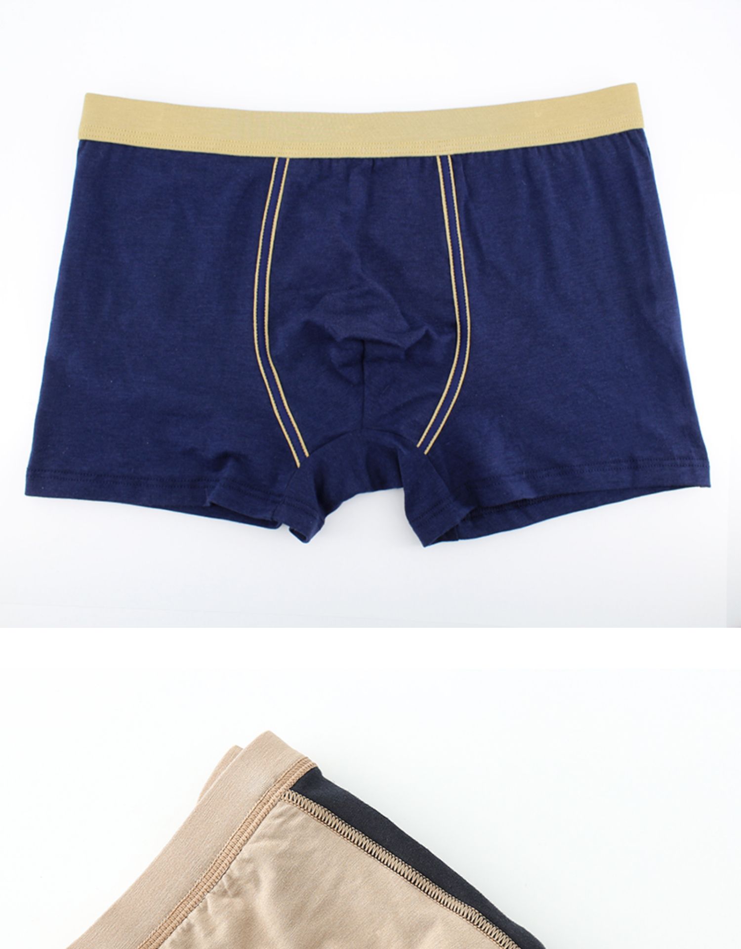 浪莎langsha男士平角内裤加肥加大码中腰肥佬裤宽松胖子男生四角短裤