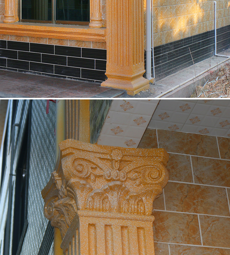 水泥柱子方形墙角柱建筑模板贴墙柱方柱头方柱脚25公分标配高度见详情