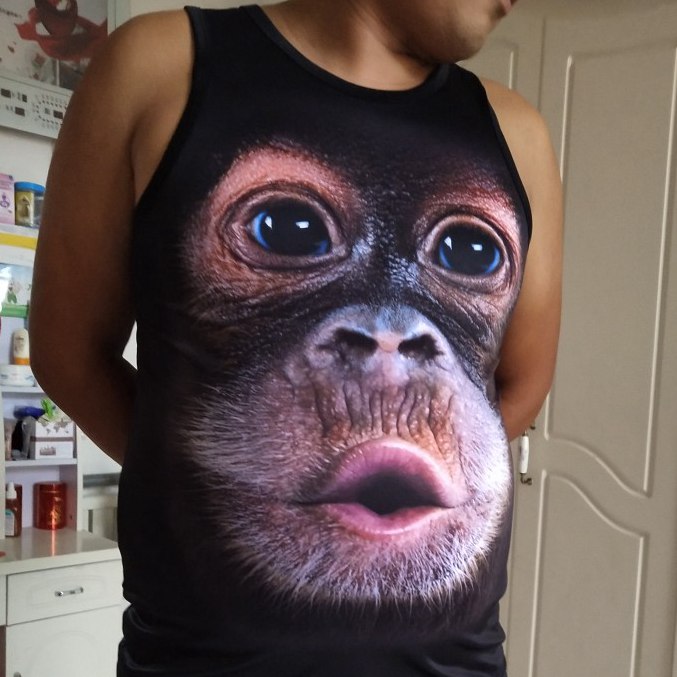 龙纹印花衣服男 龙纹t恤男流行印花个性短袖青少年黑社会大哥流氓小