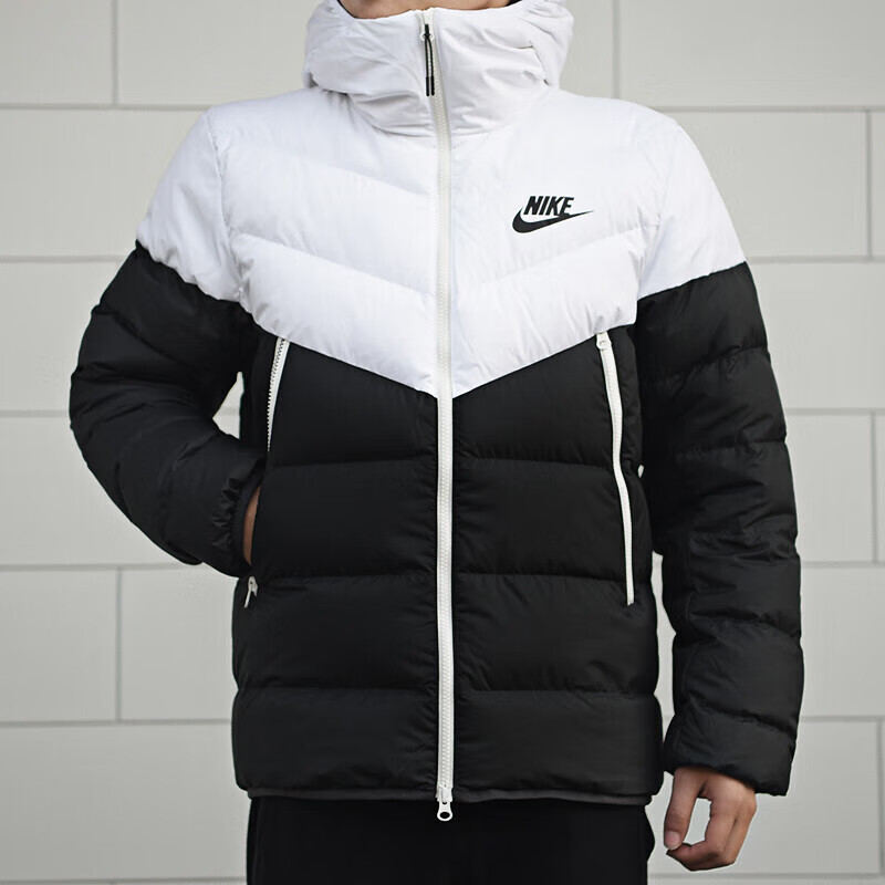 nike耐克(nike)nike耐克羽绒服男2022冬季新款连帽保暖运动服休闲外套