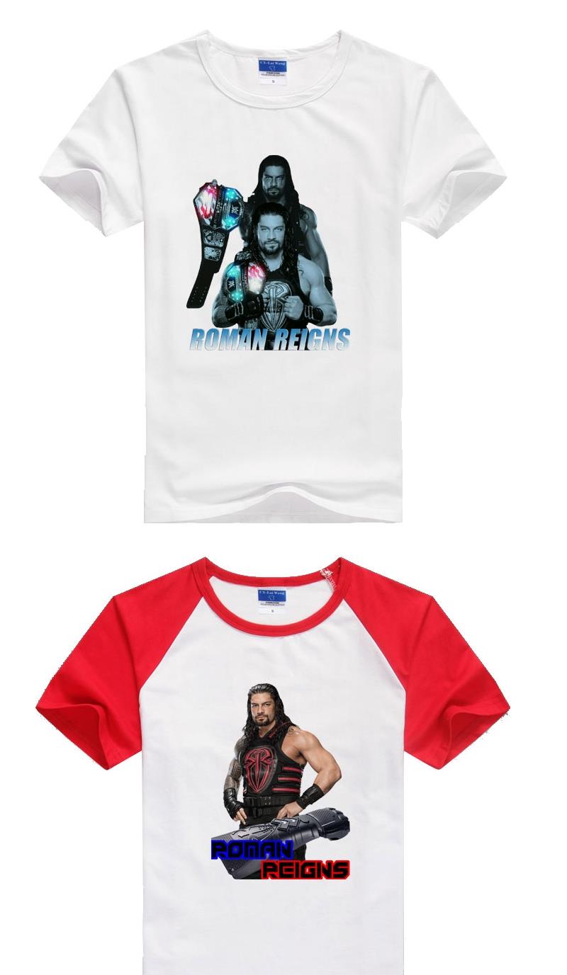 wwe衣服美国摔跤网同款罗曼兰迪t恤毒蛇短袖粉丝健身服半袖纯棉夏金色