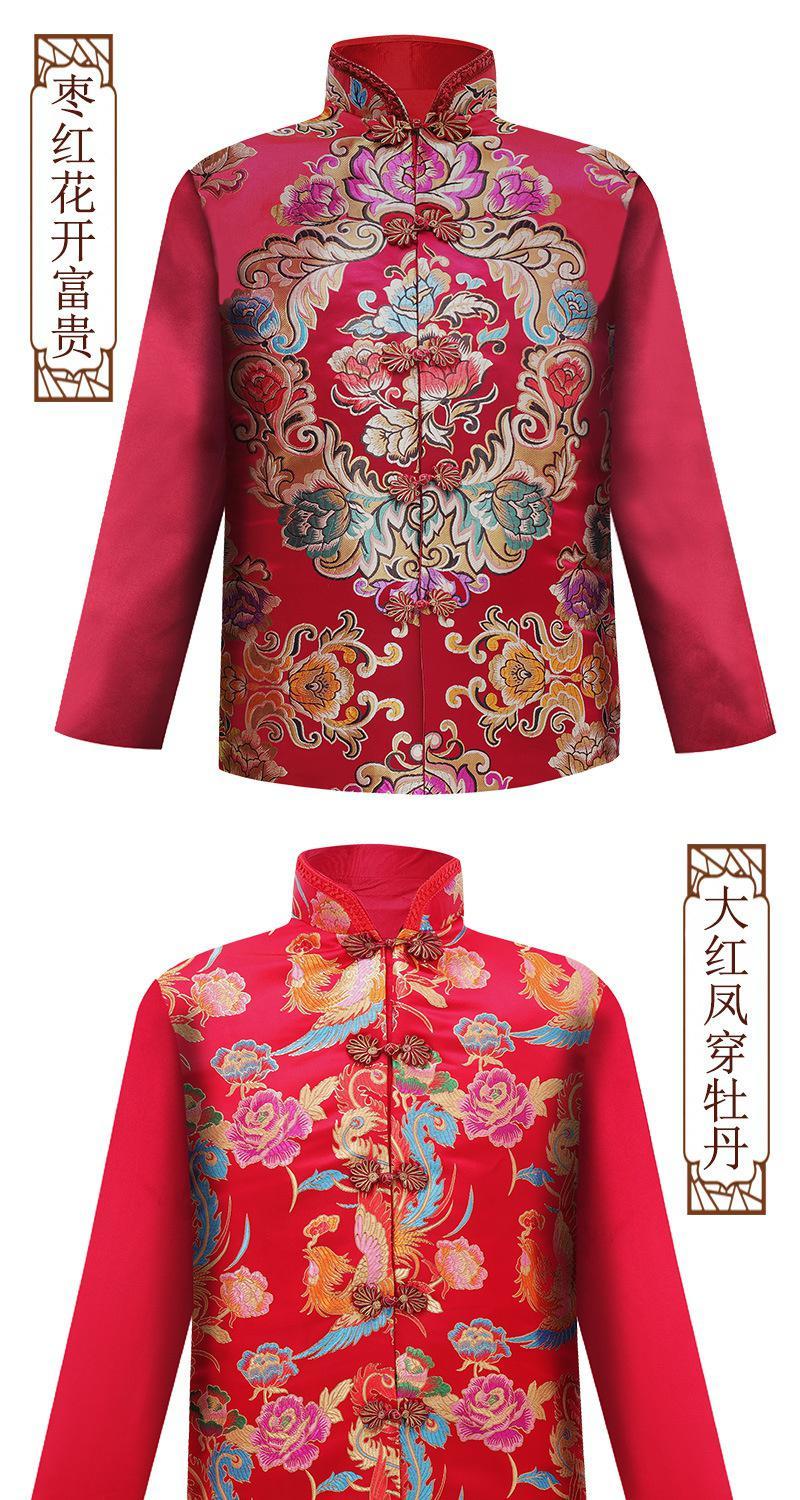 寿衣女七件套云锦面料殡葬用品白事送老衣男女全套纯棉老太太寿衣女款