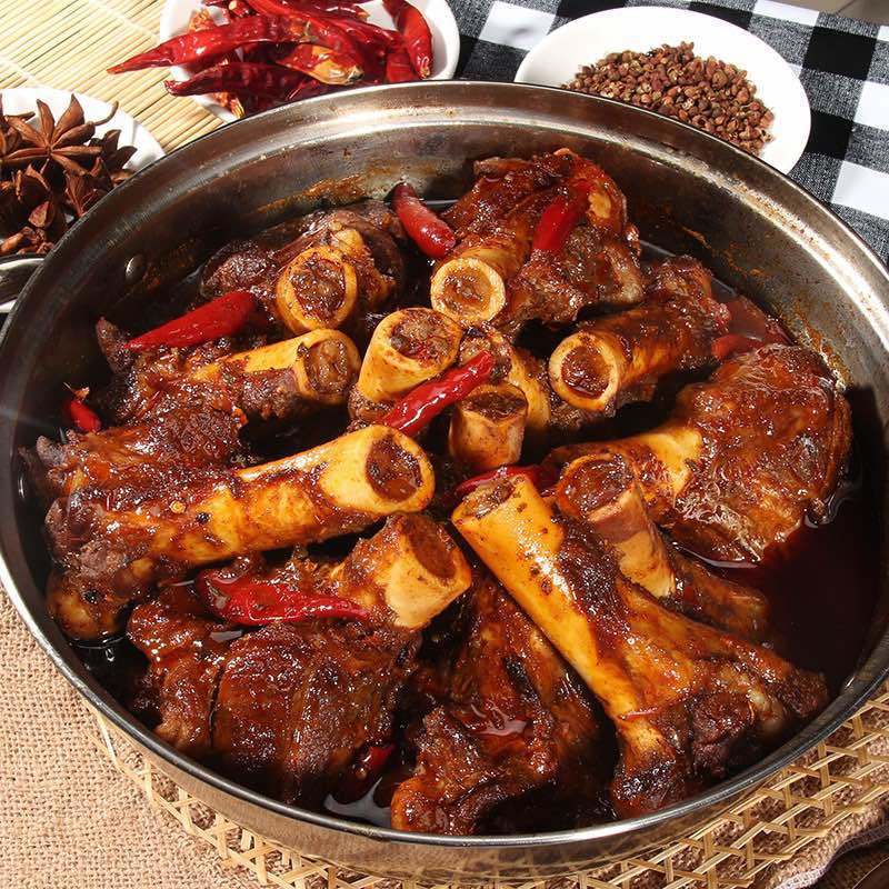 带肉新鲜羊棒骨带肉羊骨头羊拐筋关节肘骨筋生的羊拐骨冷冻批发十字丽