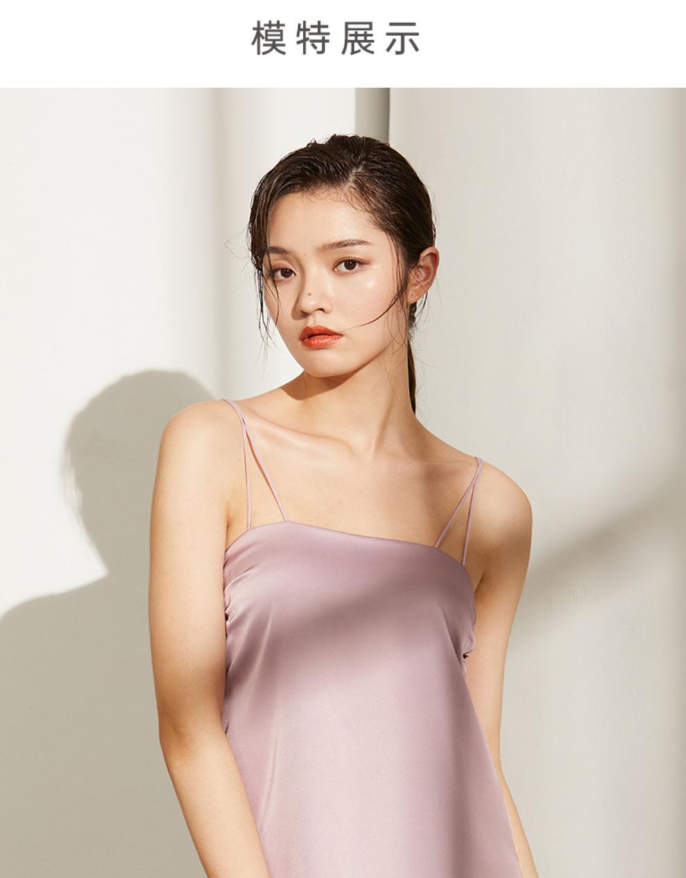 梵你卡波抹胸带杯吊带背心冰雪丝防走光无钢圈文胸内衣夏季薄款 白色