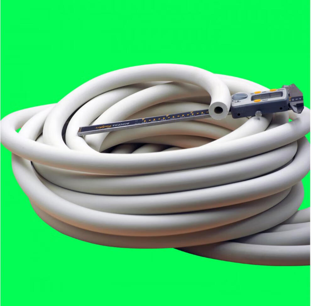 启佳悦茂白色白色光面橡胶管耐高温耐压耐磨实验室橡胶软皮管内径6mm