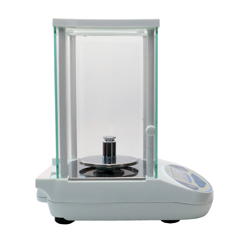 纪铭实验室电子天平称玻璃罩千分之一高精度药粉珠宝微量0.