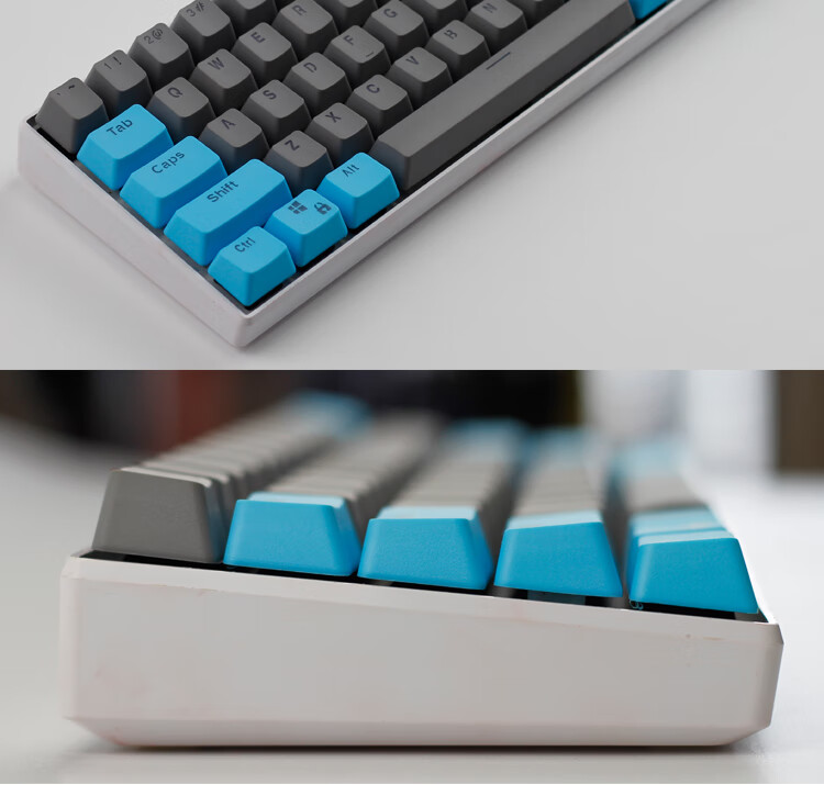 雷蛇gh60配列机械键盘pbt透光键帽60%键帽rk61/alt61/安妮/po dolch