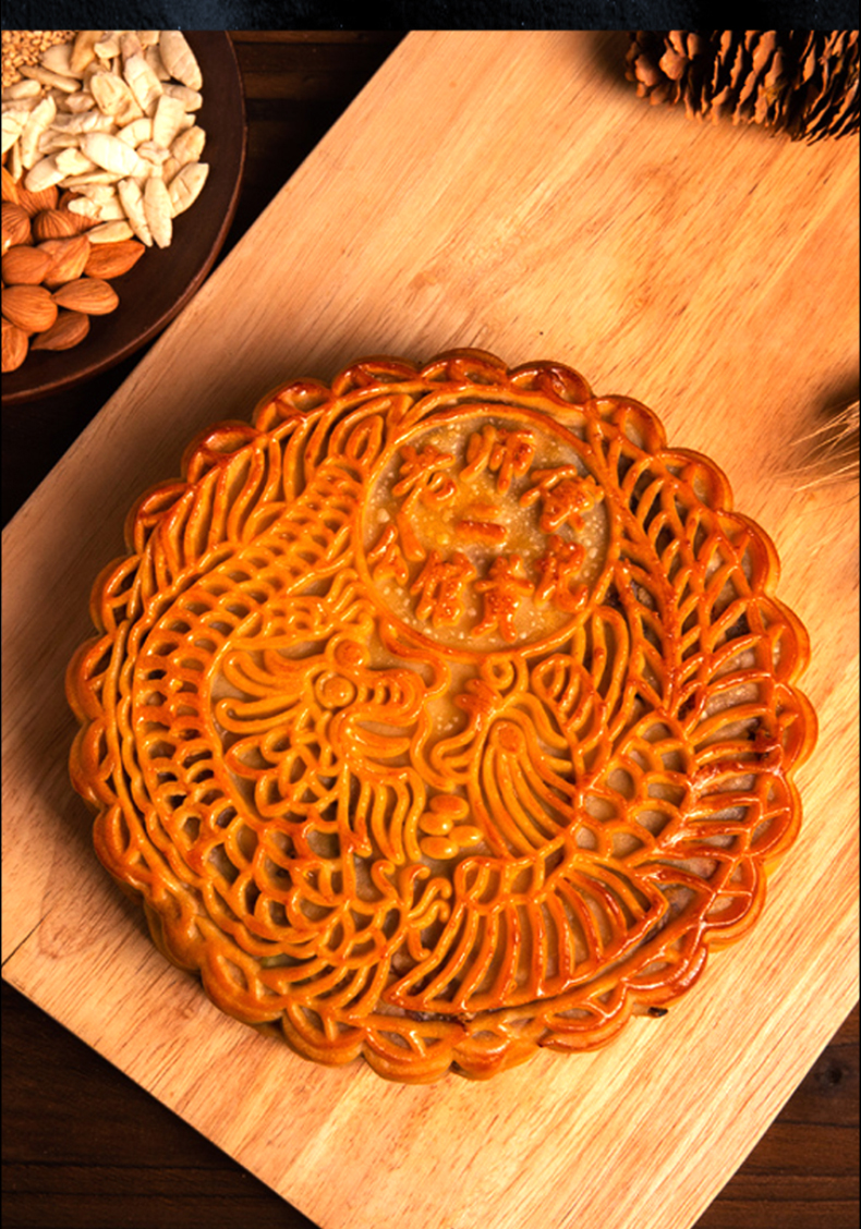 s23斤金腿五仁叉烧大月饼礼盒装伍广式老广西团购 3斤五仁叉烧大月饼