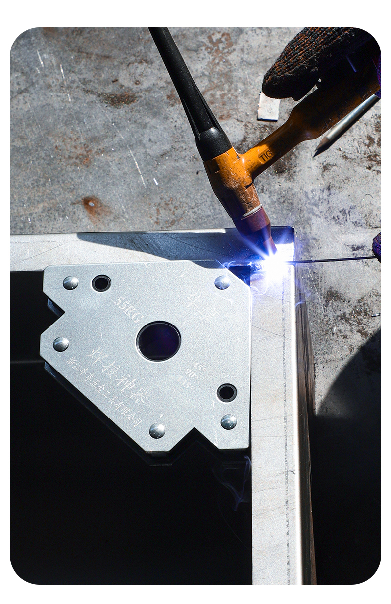 强力焊接定位器吸铁多角度直角斜角电焊辅助工具90度固定神器配件 超