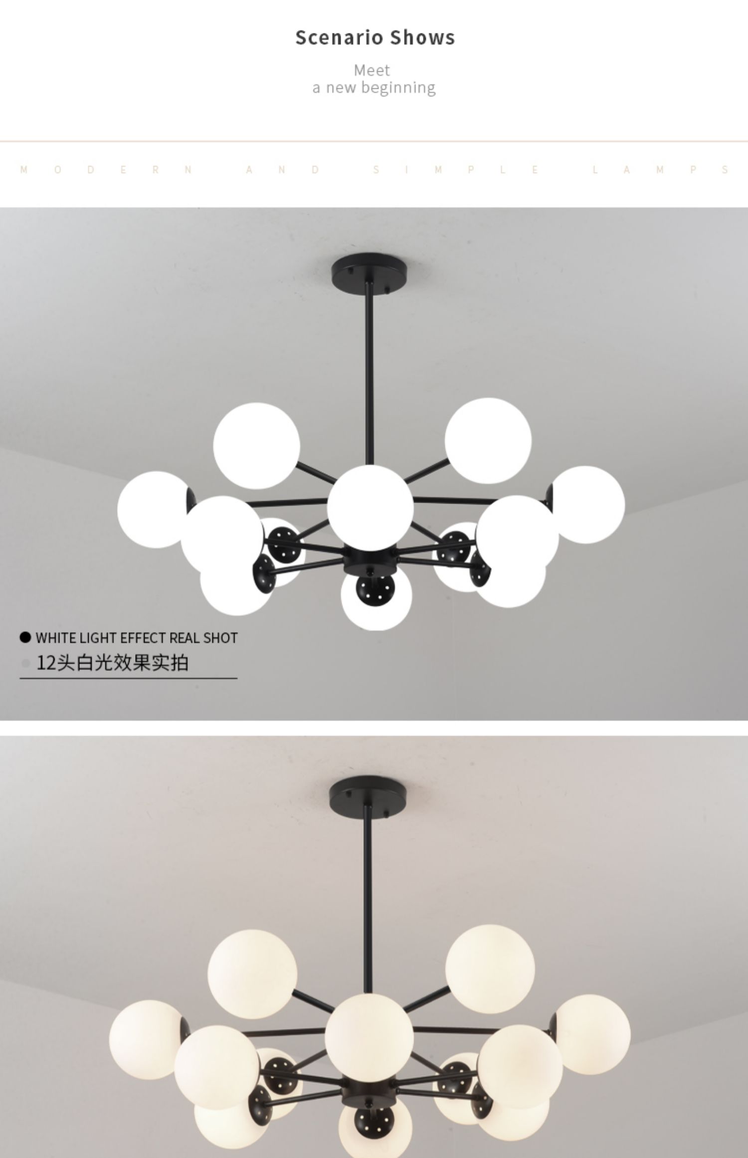 mdng 小米智能灯具客厅灯魔豆吊灯三室两厅现代简约小爱led卧室吸顶灯