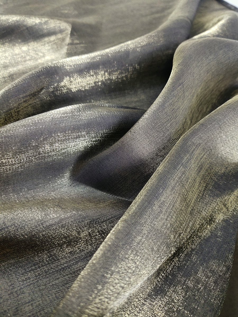 人鱼姬丝缎渐变礼服汉服衬衫娃娃衣服diy连衣裙面料 幻彩粉色 (半米价