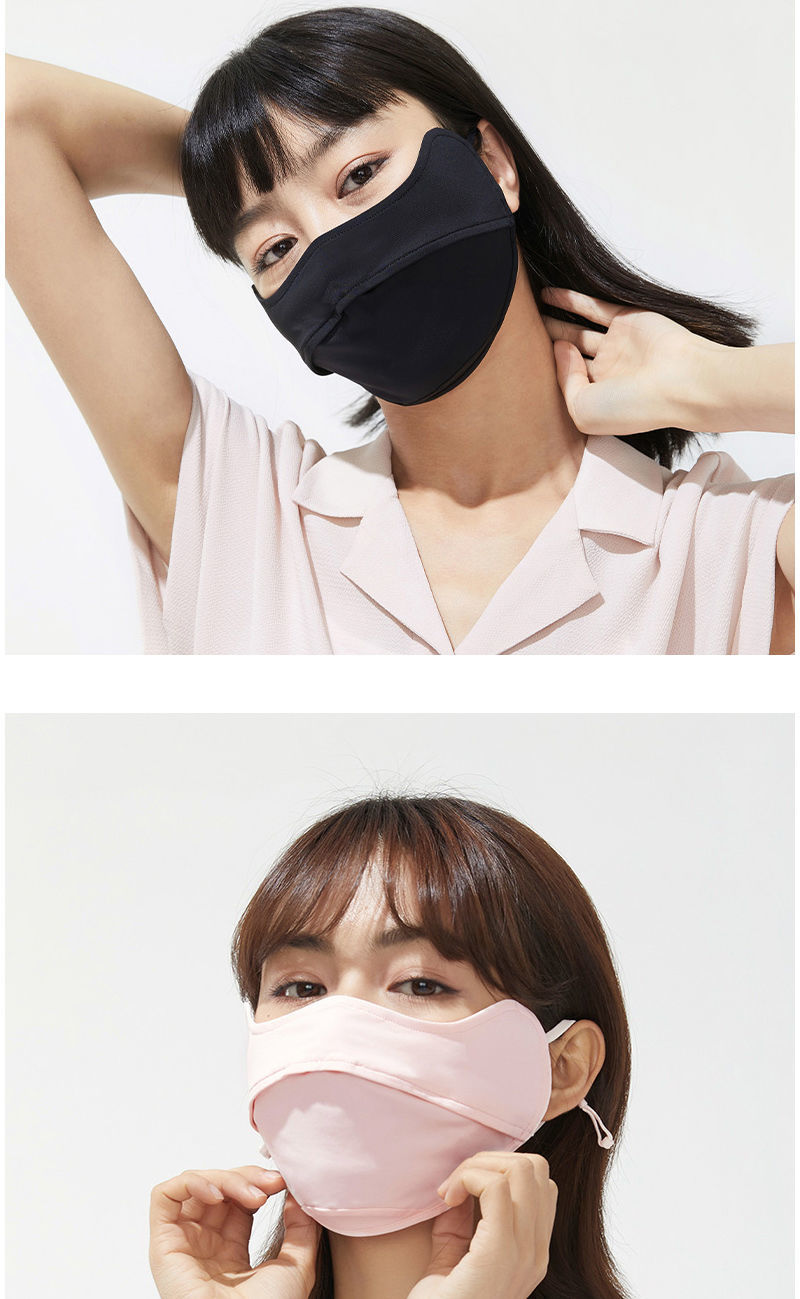 精选直发护眼角防晒女防紫外线薄款冰丝面罩全脸春夏季透气防尘遮脸罩