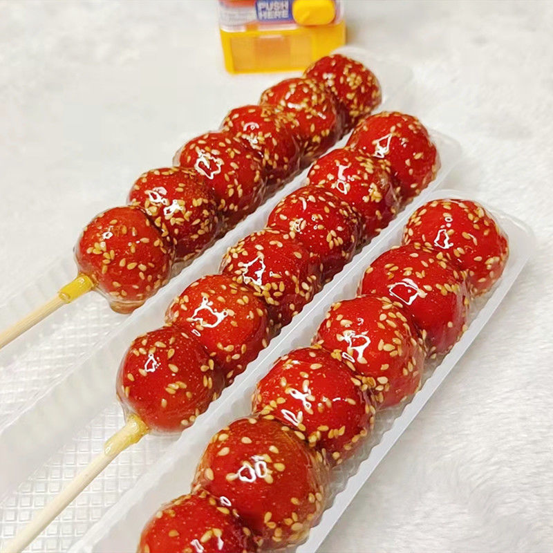 朱老大冰糖葫芦鲜山楂大颗去核零食休闲整箱朱老大糖葫芦五种口味各