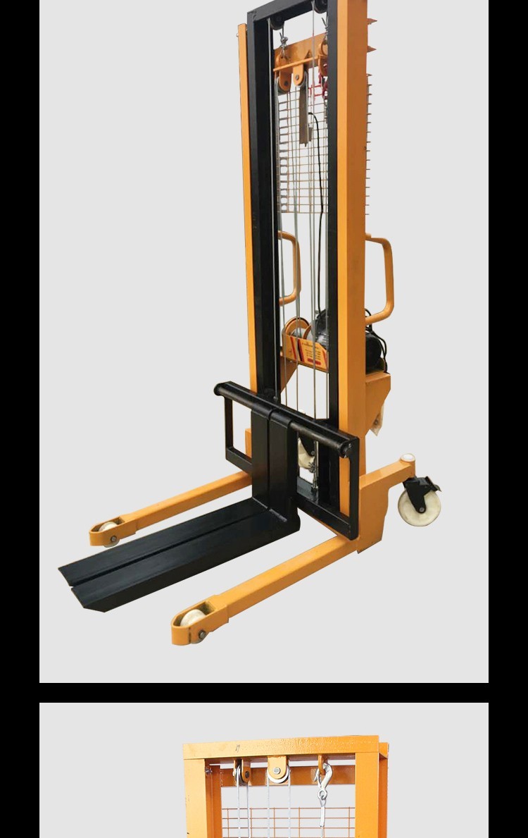 好物推荐电动叉车1吨2吨3吨地牛叉车电动液压车手动搬运车手推式托盘