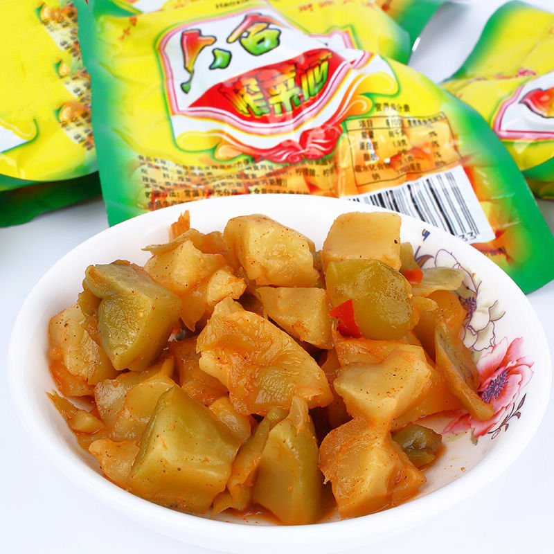 潮汕特色风味榨菜好小子六合菜榨菜芯杂咸早餐配粥开胃小菜下酒菜六合
