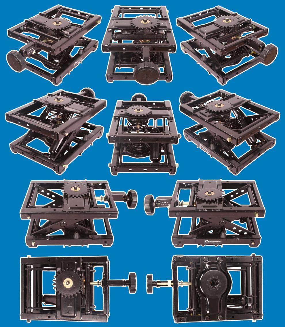 于jf-c-01汽车货车改装电动车代步车农用车工程车机械减震座椅底座 二
