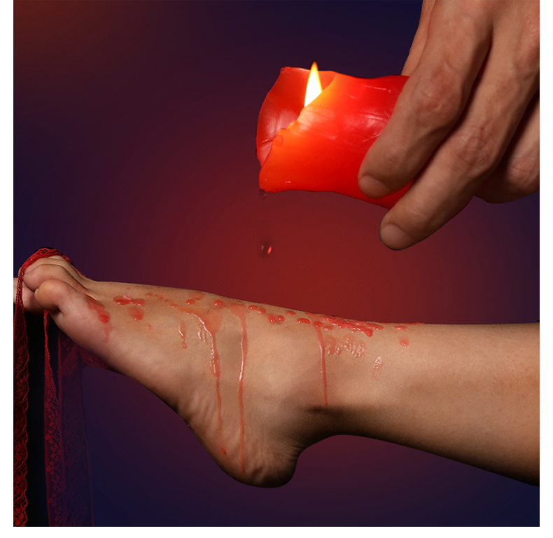 低温蜡烛sm另类玩调教滴蜡男女高潮用夫妻成人情趣性用品 白色长单支