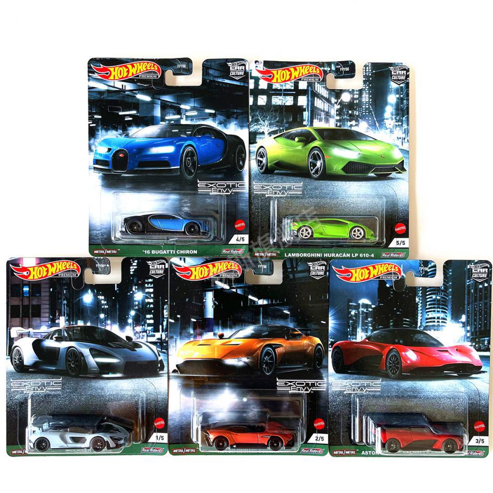 风火轮小车限量版风火轮hotwheels超跑珍藏车布加迪迈凯伦兰博基尼