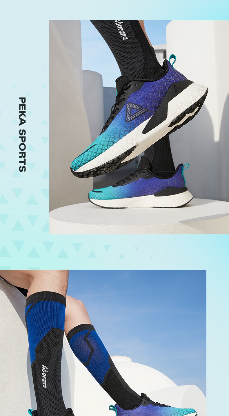 匹克魔弹科技跑鞋男2022春季新款跑鞋男轻便透气男子网面黑运动鞋学生