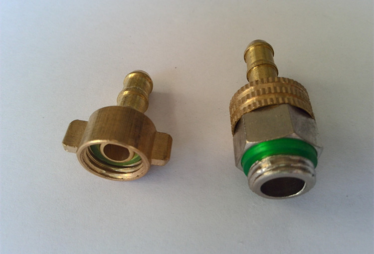 打药管接头动力喷雾器机动打药机高压管出水管铜接头配件管箍管扣打药