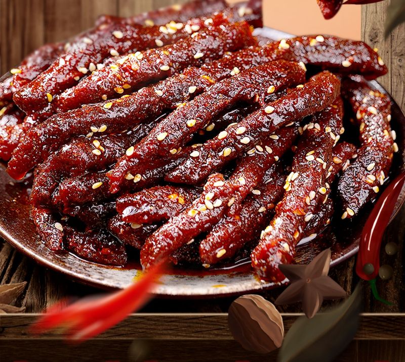 5折牛肉干250g手撕五香麻辣味老四川大酒楼重庆四川特产零食小吃 五香