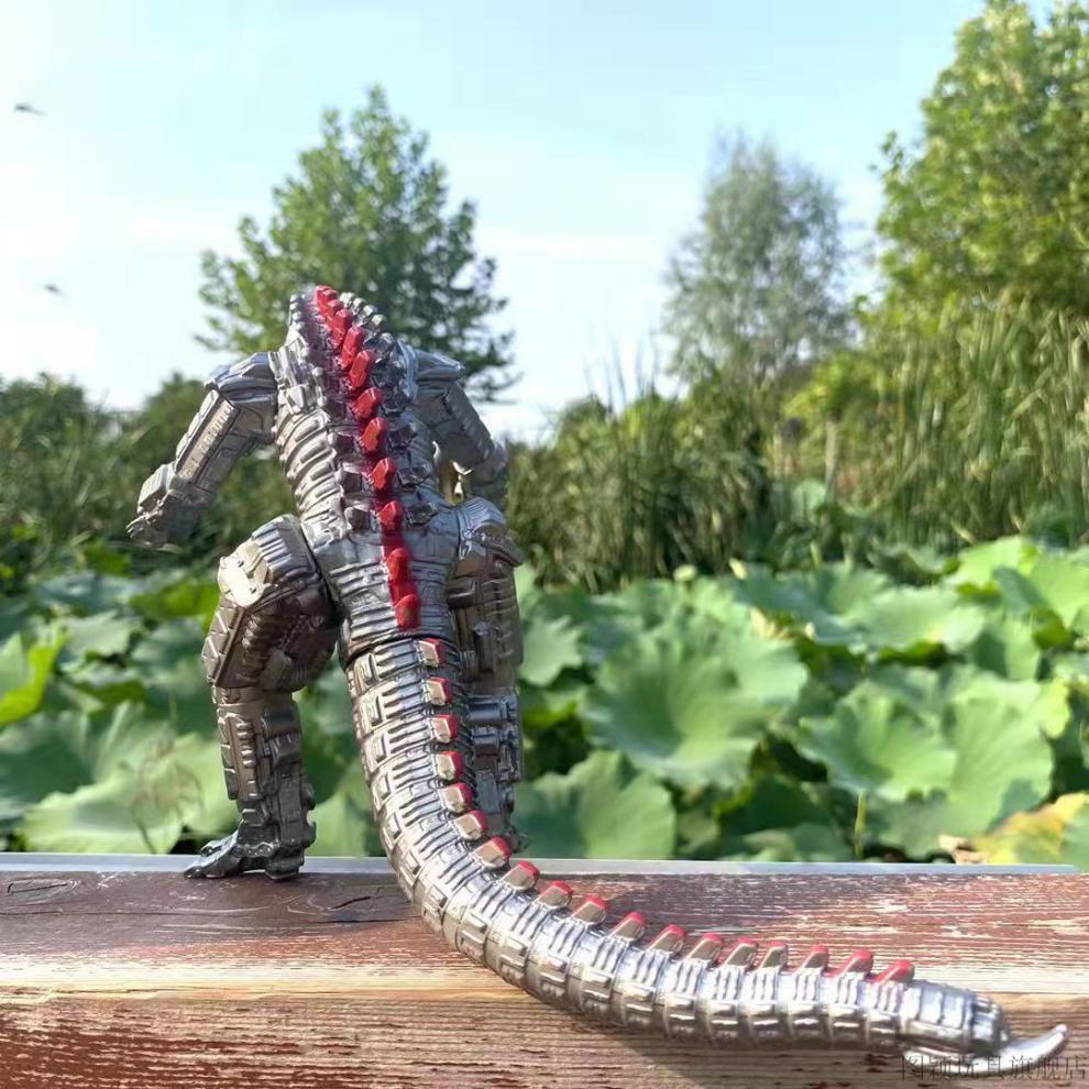 骷髅巨蜥大号软胶怪兽骷髅爬虫电影版蜥蜴大战钢铁机械哥斯拉金刚模型