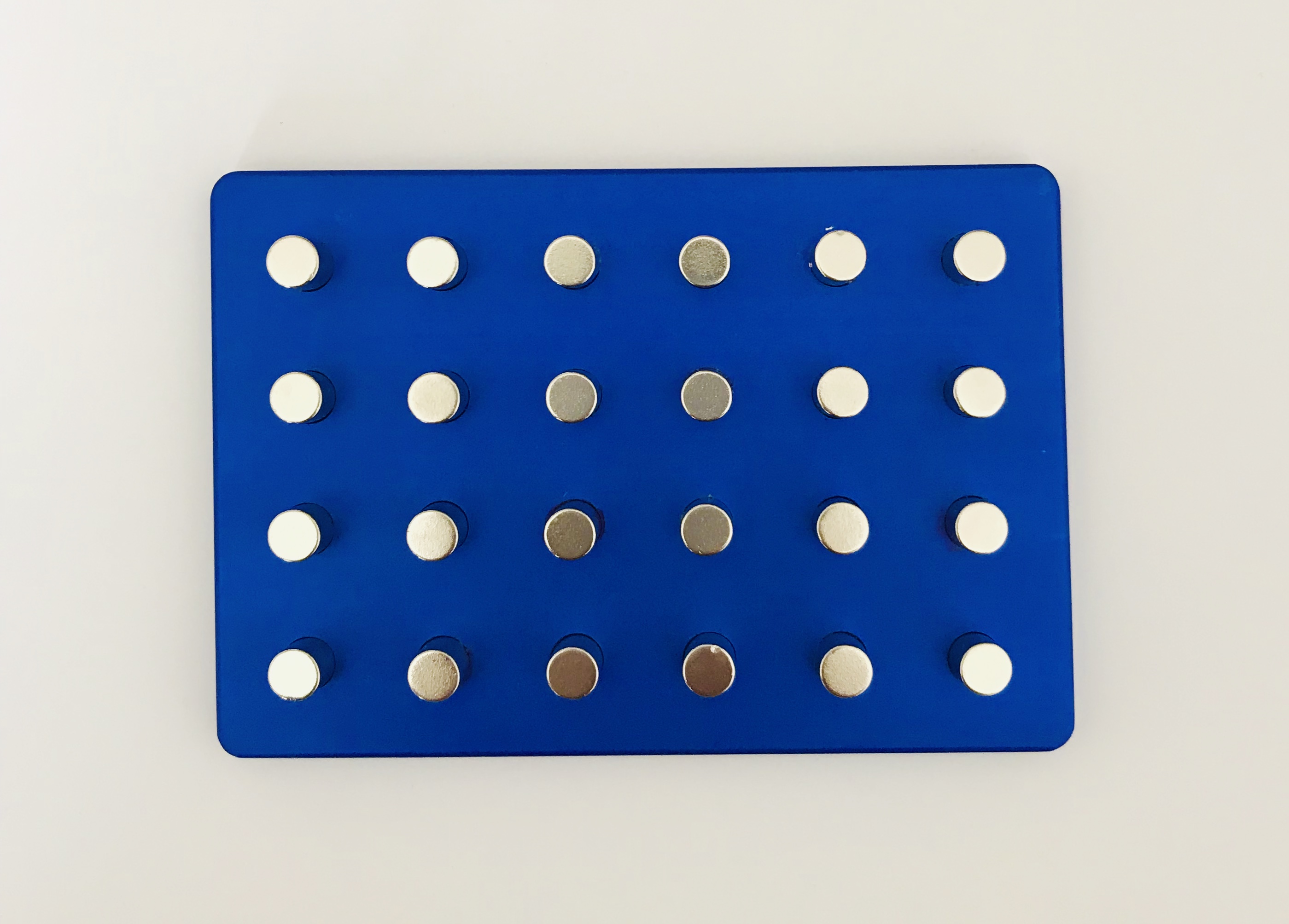 霜魄96孔板磁力架 磁架 磁分离架 生物磁珠实验磁力架 铝合金磁分选架