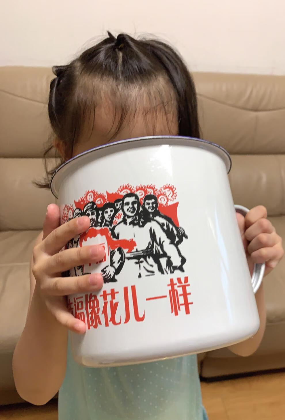 中粹老式茶缸 茶缸子 怀旧 老式 搪瓷缸子大号 大茶缸子大号 超大号