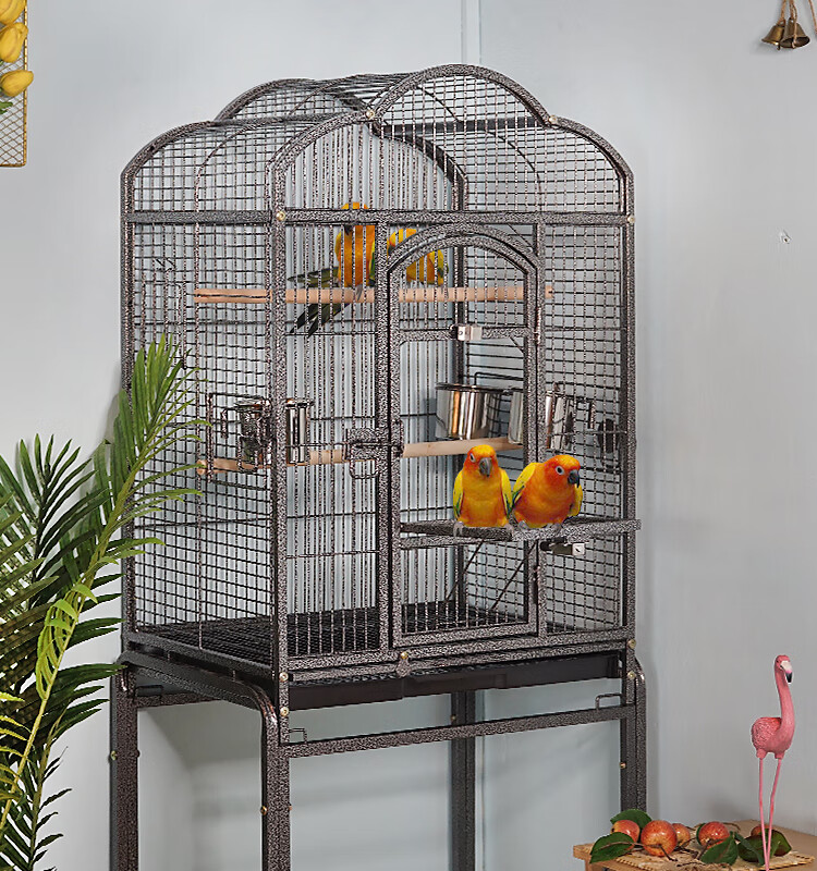 新款鸟笼桃面鹦鹉玄凤虎皮鹦鹉笼子哥金太别墅繁殖笼大型别墅大号