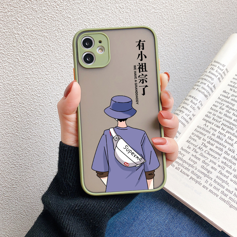 情侣手机壳定制任意机型适用vivoiqoo7苹果13 11pro透明opporeno6