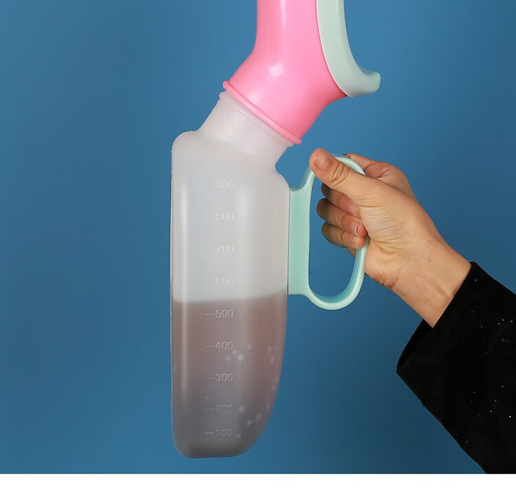 女士软口尿壶 尿壶女士接尿壶卧床老人小便壶软口带盖夜壶女卧室接尿