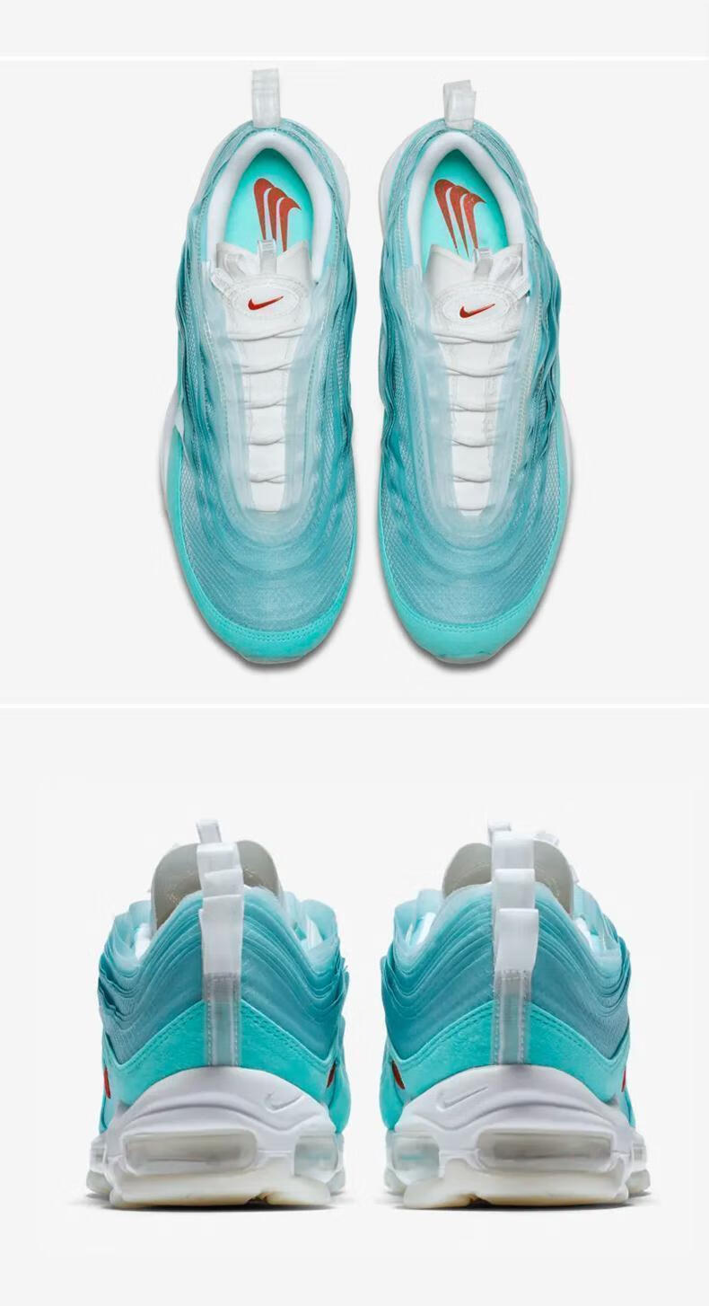 air max 97 耶稣圣水 恶魔撒旦血伦敦笑脸银头男女气垫跑步鞋 max 97