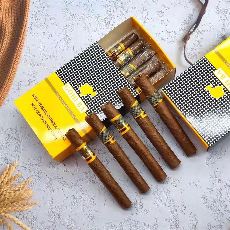 经典茶雪茄古巴单支粗雪茄黑茶非专卖 经典cohiab粗支【2支】体验